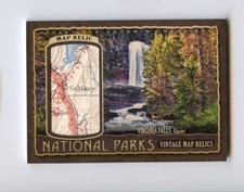 2019 UPPER DECK GOODWIN NATIONAL PARK MAP #NP-94 VIRGINIA FALLS 02/10 *69799