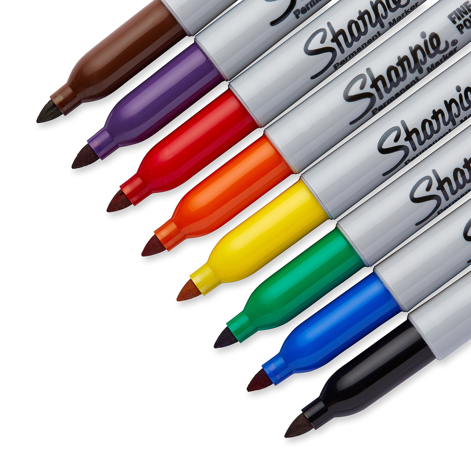 30078 Permanent Markers, Fine Point, Classic Colors, 8 Count (Assorted)