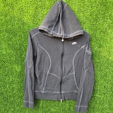 Nike Youth Medium 8-10 Hoodie Jacket Full Zip Black Athletic Sweatshirt