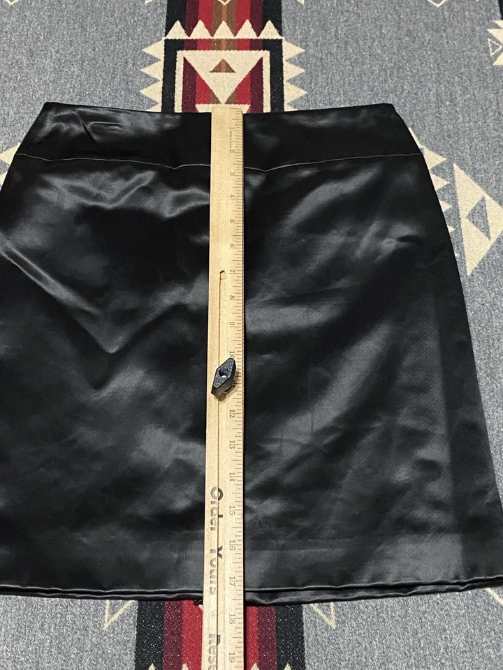 Minifalda Emilio Pucci negra para mujer talla 26 cremallera trasera hecha en Italia M9 Foto 4 de 4