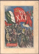 LIBRO RINASCITA 2 TRENTA ANNI DI VITA E LOTTE DEL P.C.I. PAG.258 COPE.FLESSIBILE