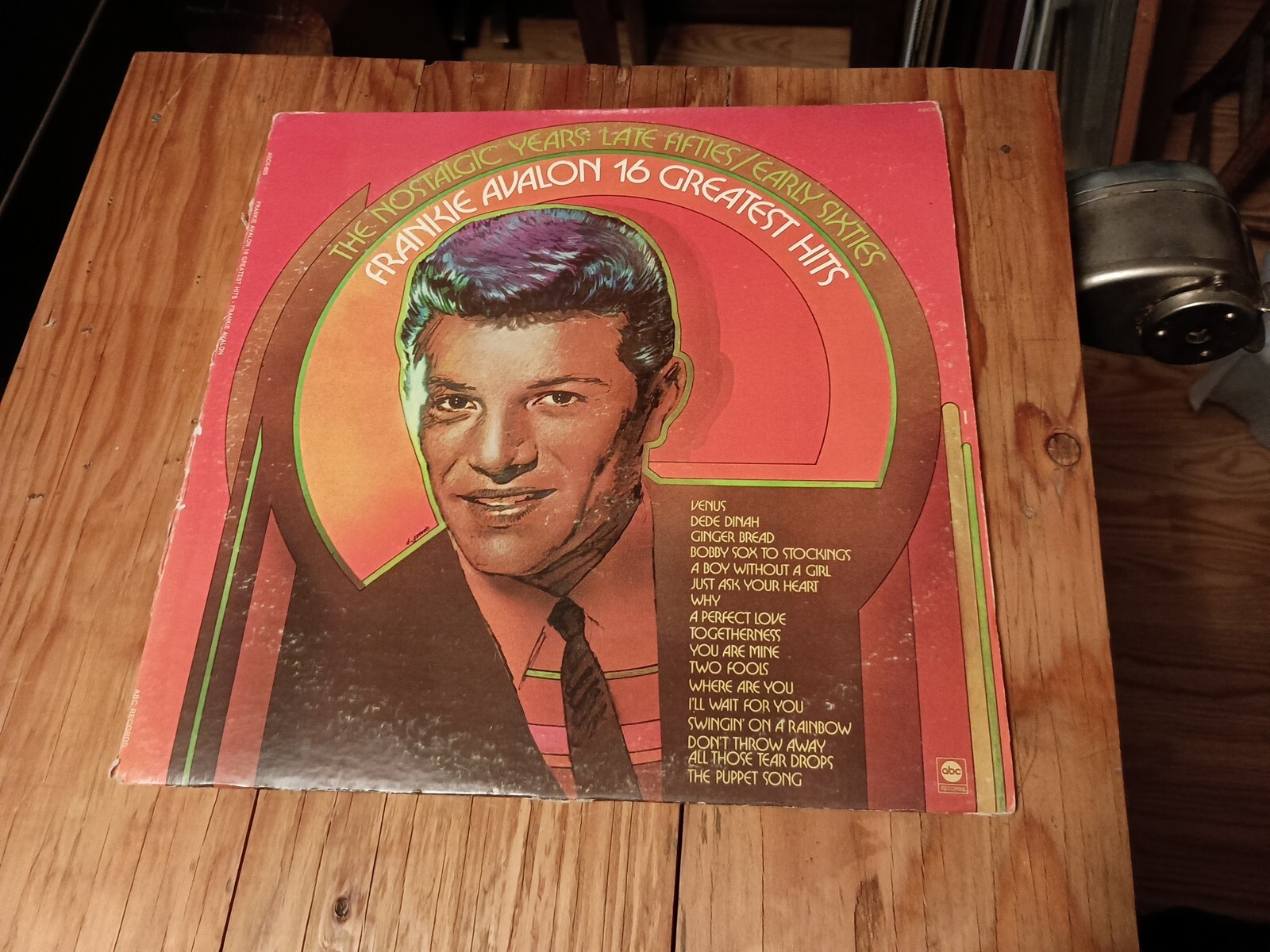 Frankie Avalon 16 Greatest Hits LP ABCX-805 Good / Very Good