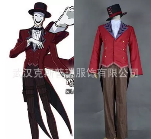 Anime Black Bullet Kagetane Hiruko Cosplay Costume Full Set Men's Halloween  Party Costumes Uniform Custom Made Free Shipping