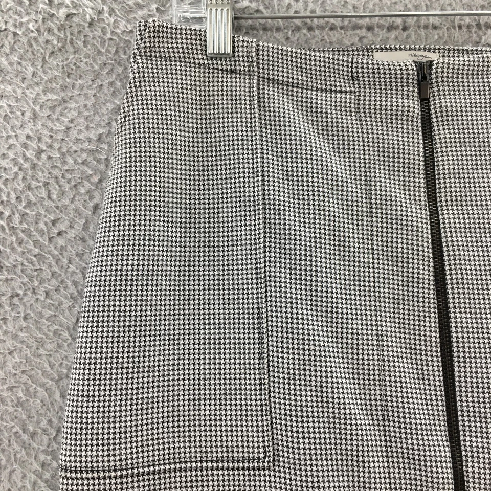 Falda halógena recta y lápiz para mujer 12 multicolor a cuadros cremallera bolsillo informal Foto 3 de 4