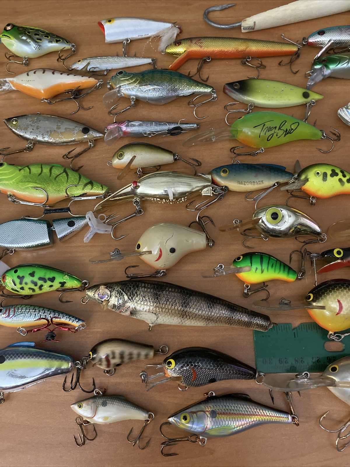 73 Pieces Assorted Rapala Bagley Manns Bomber Cordell Storm Big Fishing