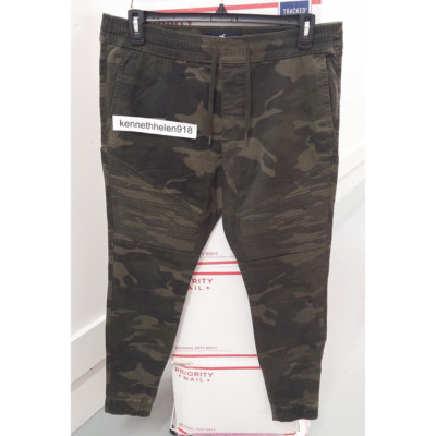 HOLLISTER MENS ADVANCED STRETCH TWILL SUPER SKINNY JOGGER PANTS CAMO SIZE XL | eBay