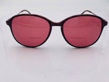 Vintage Elan 81 Burgundy Oval Sunglasses Japan FRAMES ONLY