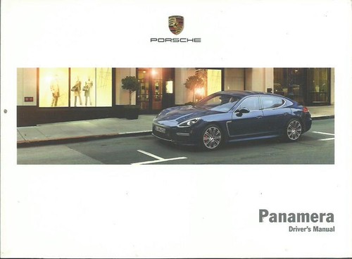 PORSCHE PANAMERA Driver´s Manual 2016 Typ 970 handbook Handbuch BAE - Picture 1 of 2