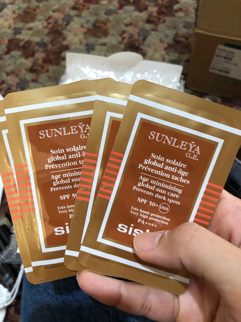 5 Packs Sisley Sunleya G.E. Age Minimizing Global Sun Care