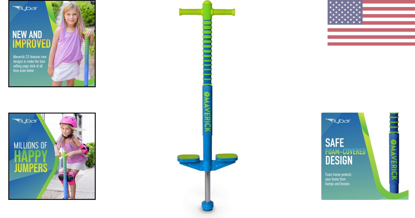 Foam Pogo Stick for Kids - Perfect for Beginners - Improves Fitness & Balance