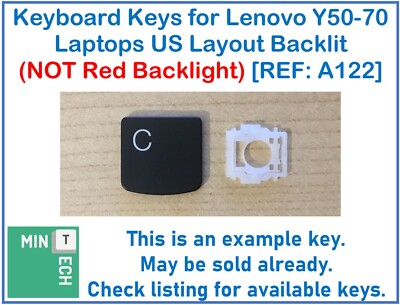 Tastatur Ersatz Tasten für Lenovo Y50-70 Laptops US Hintergrundbeleuchtung NICHT rote Hintergrundbeleuchtung