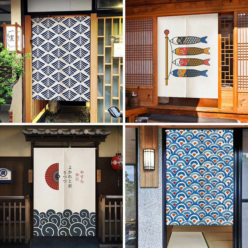 Japan Door Curtain Noren Kitchen Room Partition Half Curtain Japan Door Curtain Noren Kitchen Room Partition Half Curtain