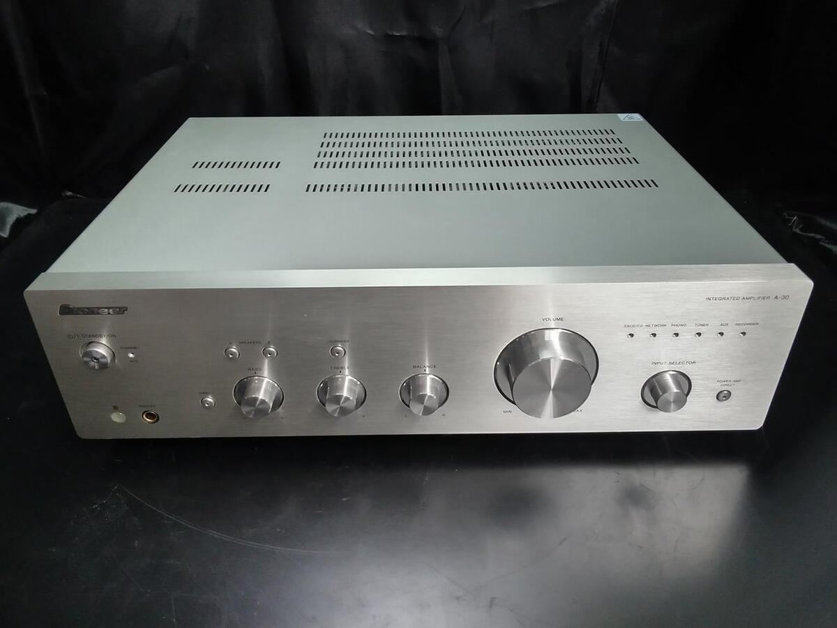 Pioneer A-30 Integrated Amplifier Silver Good Condition Used Pioneer A-30 Integrated Amplifier Silver Good Condition Used