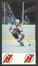 Aaron Broten New Jersey Devils 1980s Hockey Postcard