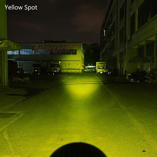 1x Motorcycle Motorbike LED Fog Lights Spotlight Headlight Yellow Fit For Truck - Picture 9 of 13