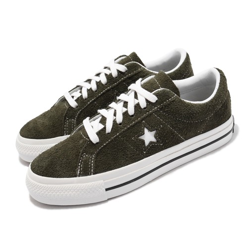 Converse One Star Green White Suede Men 