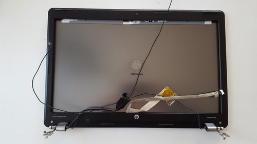 HP Pavilion G62 LCD Cover top lid w/Camera Cables hinges COMPLETE 605910-001 - Afbeelding 2 van 2