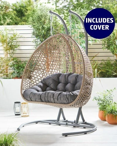 Double egg chair sale deals