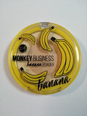 Bell: MONKEY BUSINESS banana Powder-Beautifying Brightening Powder/Puder 9g