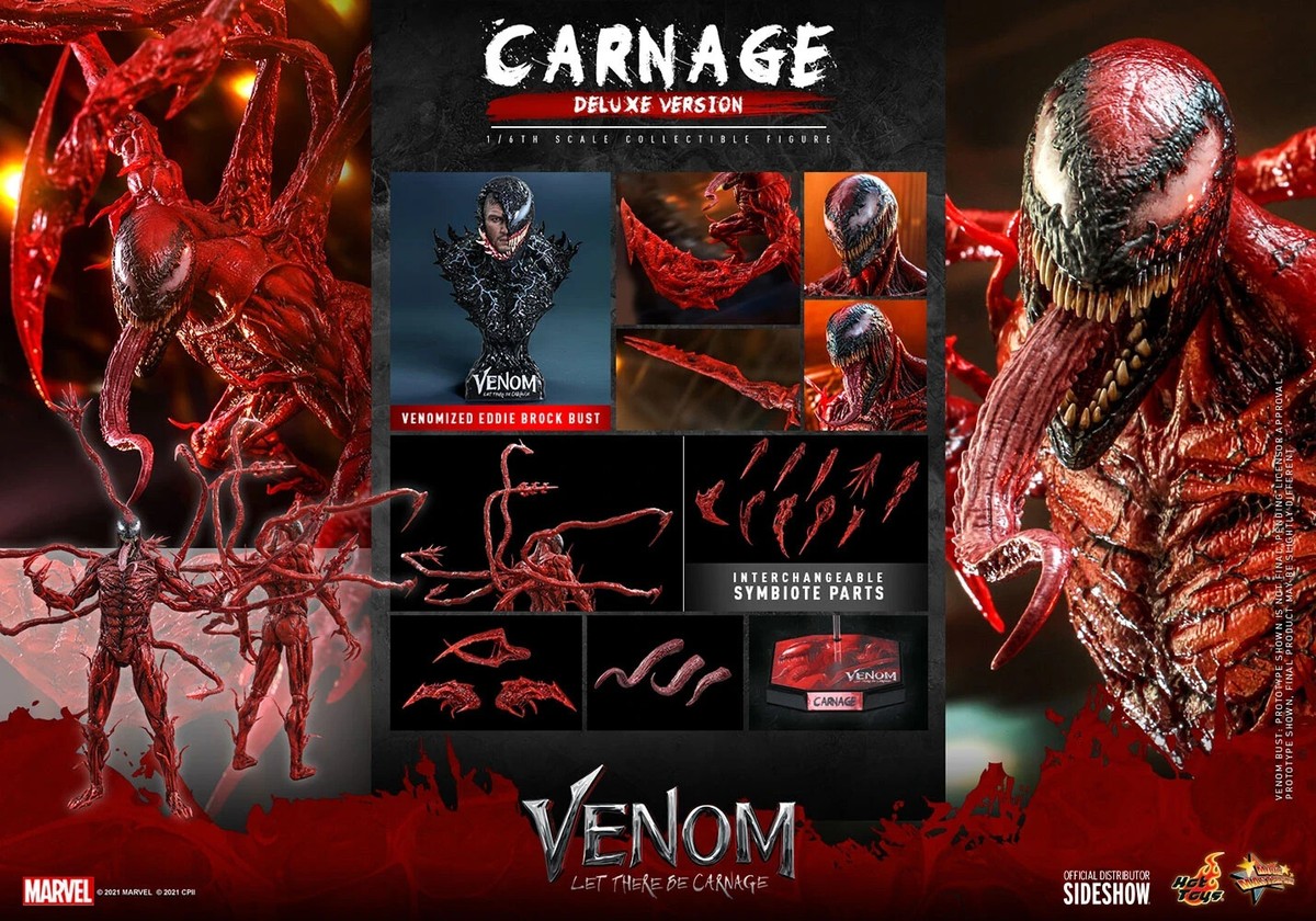 Hot by Figure Scale Sixth VERSION) (DELUXE CARNAGE Version Deluxe カーネイジ ホットトイズ Toys eBay | アメコミ