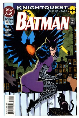 Batman #503 NM 9.4 1993 KnightQuest Kelley Jones Catwoman Cover