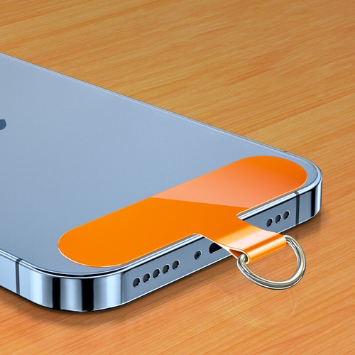 Universal Mobile Phone Anti-lost Lanyard Card Gasket Transparent Tpu Detachable - 第 14/21 張圖片