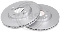 2X A.B.S. 17640 Bremsscheibe Vorne FüR Hyundai KIA