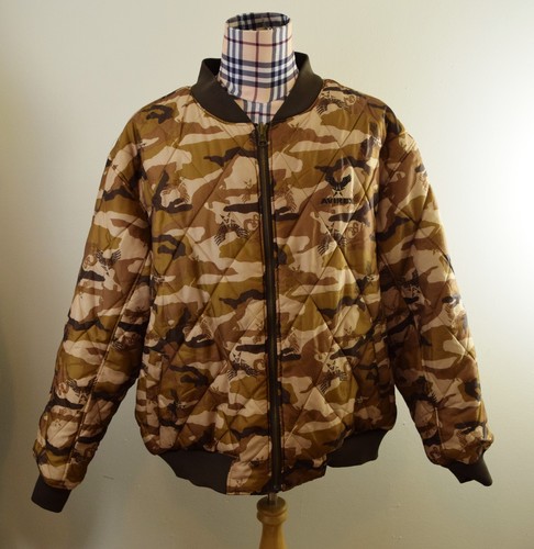 AVIREX Mens Reversible Camo Brown 