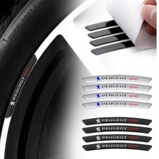 Für PEUGEOT 308 3008 4008 Rad Reifen Felge Aufkleber Nabe Emblem Badge Zubehör