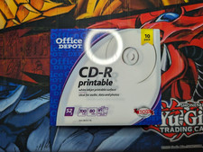 Sealed Office Depot CD-R 10 Pack Printable 700mb