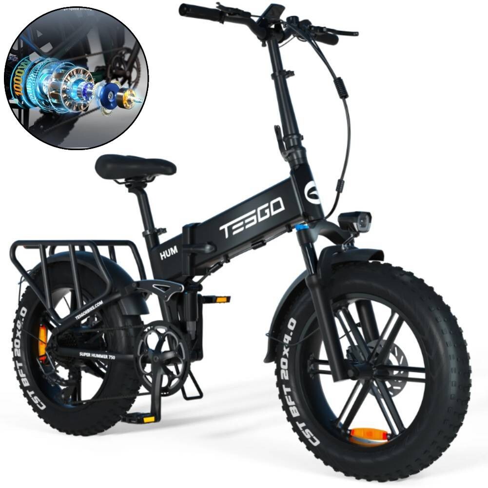 Fat Bike Hummer Electric Bike Folding Electric Bicycle 750W Motor