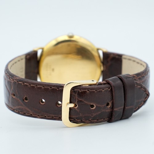 Baume & Mercier Classima 18KT Gelbgold Quarzuhr auf Lederarmband 15205 - Bild 7 von 9