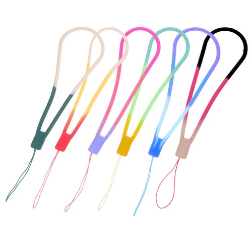 6 Pcs Phone Lanyard Silicone Key Geflochtenes Silikon -Lanyard Mini-Lanyard - 第 5/12 張圖片