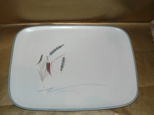 denby greenwheat large oblong sanwich / serving tray / platter