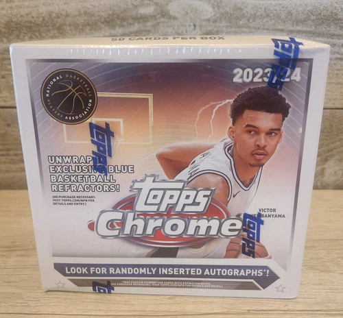 2023-2024 TOPPS CHROME BASKETBALL MEGA MONSTER BOX FACTORY SEALED IN HAND ✅✅