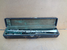   P. X. Laube Silver Metal Clarinet, USA, Good Condition