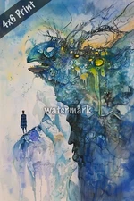 Cleveland Museum of Art watercolor Art 4x6 Print