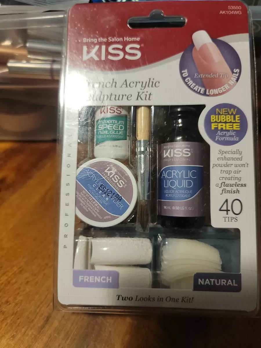 Kiss Her by Kiss French Acrylic Sculpture Kit 40 tips