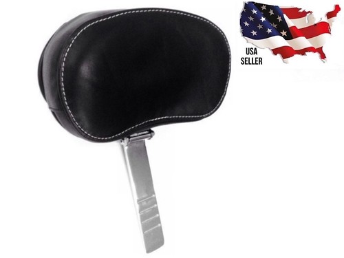 BLACK LEATHER RIDER DRIVERS BACK REST INDIAN 2879542-01 CHALLENGER PURSUIT ELITE - Picture 5 of 6