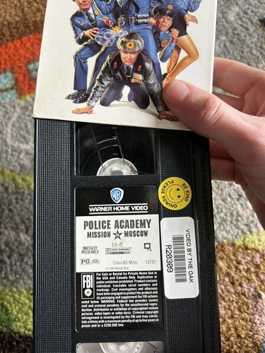 Warner Home Video Police Academy Mission to Moscow VHS Ron Pearlman Winslow Graf - Picture 6 of 6
