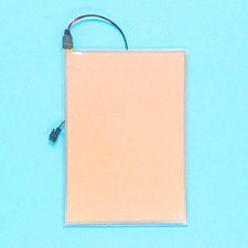 A6 size electroluminescent panel back light sheet foil lamp 12V 5V EL inverter