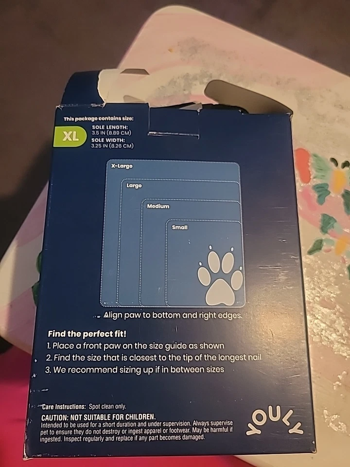 YOULY, The Adventurer Botas para Perros Resistentes al Agua para Todo Clima, XL, Negras/Grises Foto 3 de 4