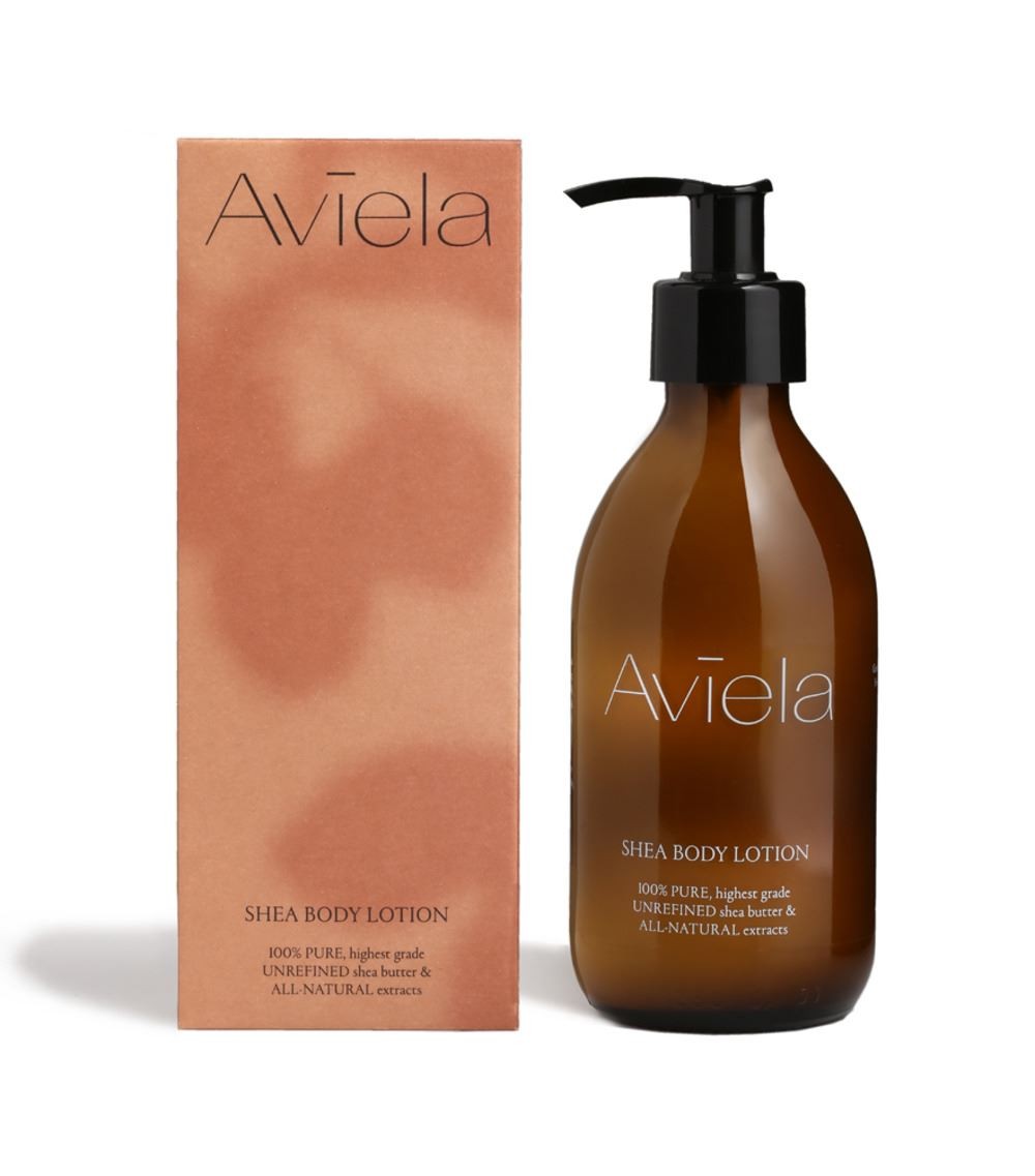 Aviela Shea Body Lotion, Contains Cocoa Butter, Extremely Hydrating & Moisturising, Vegan & Cruelty Free, 100% Natural, 250Ml - Image 2