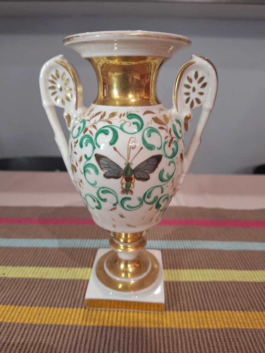Ensemble De 6 Tasses Et Sous-tasses Anciennes Charles Boyer - Décor A La Reine