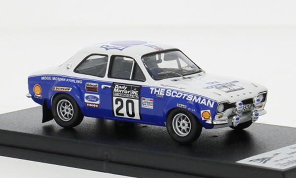 Trofeu TRORR.UK104 1:43 Ford Escort MK I RAC Rally 1973 #20 A.Cowan/J.Sy