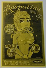 Rasputina & Aberdeen City Poster 2005 Original Concert Show Flyer