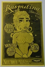Rasputina & Aberdeen City Poster 2005 Original Concert Show Flyer