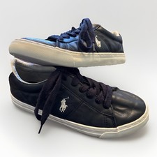 Polo Ralph Lauren Navy Blue Sayer Lace Casual Sneakers Boys Size 3