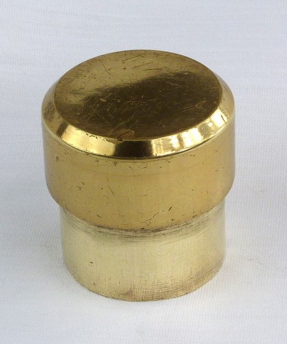 Vintage Solid Brass Metal Tenor Saxophone End Plug - 28.06 mm width - Picture 3 of 7