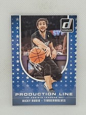 Ricky Rubio 2014/15 Donruss Basketball Production Line Assists #5 NrMt